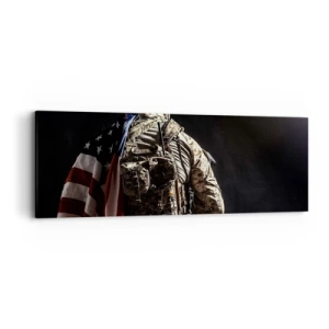 Cuadro sobre lienzo - Impresión de Imagen - Por eso lucho - 90x30 cm