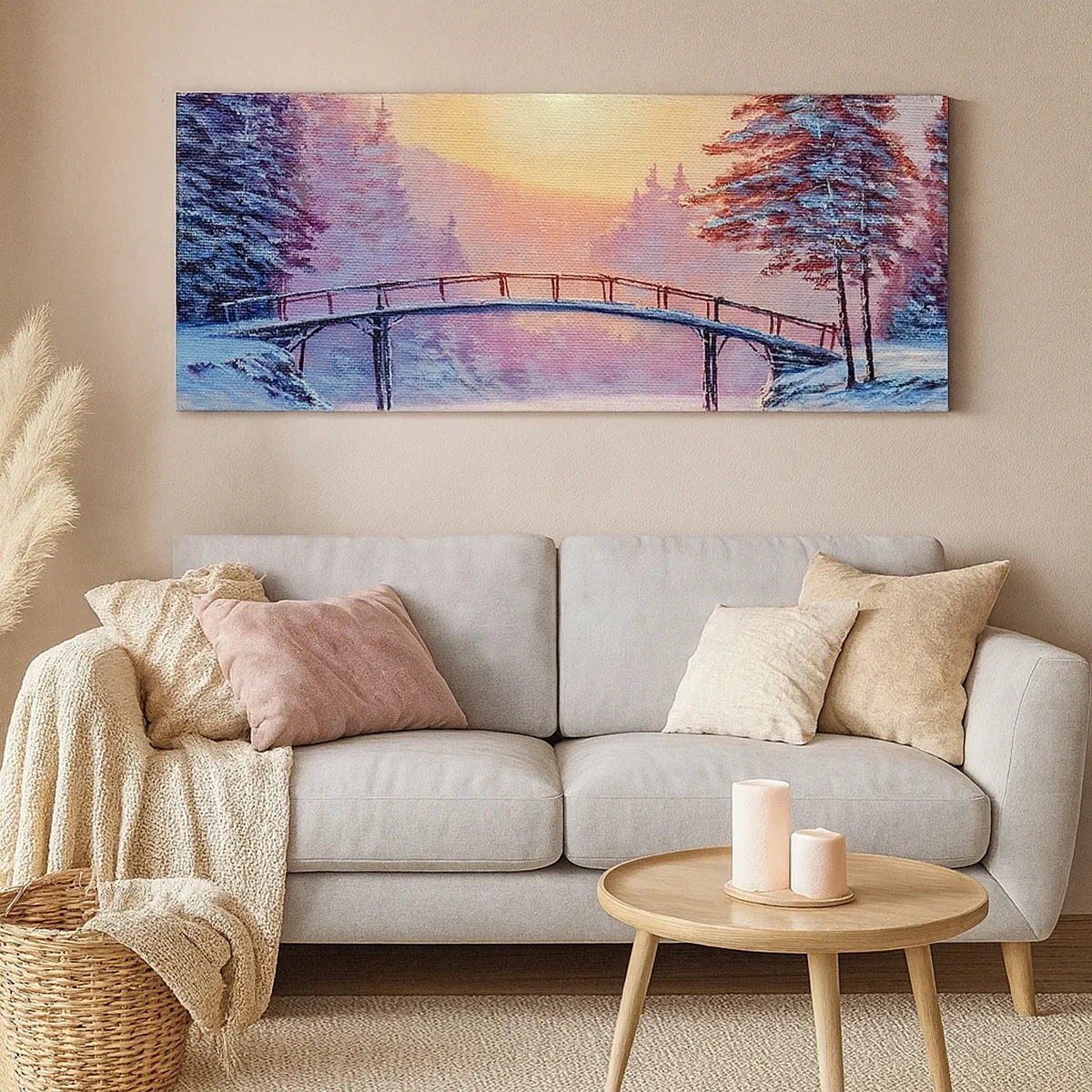 Cuadro sobre lienzo - Impresión de Imagen - Las cuatro estaciones: el invierno - 30x30 cm