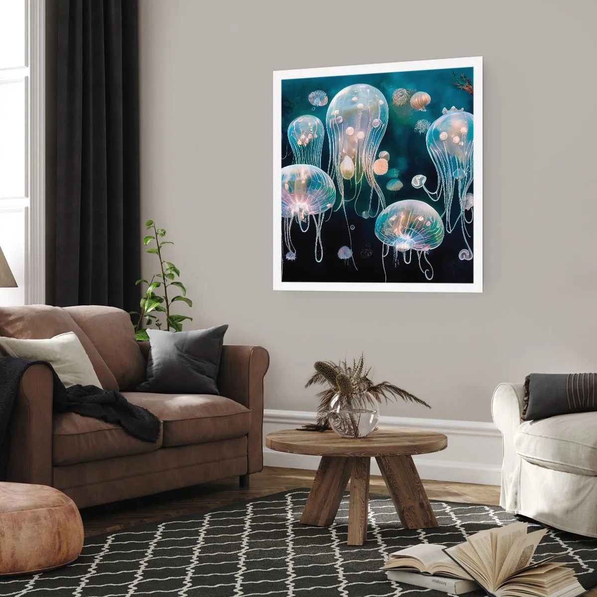 Póster - Globos submarinos - 60x60 cm