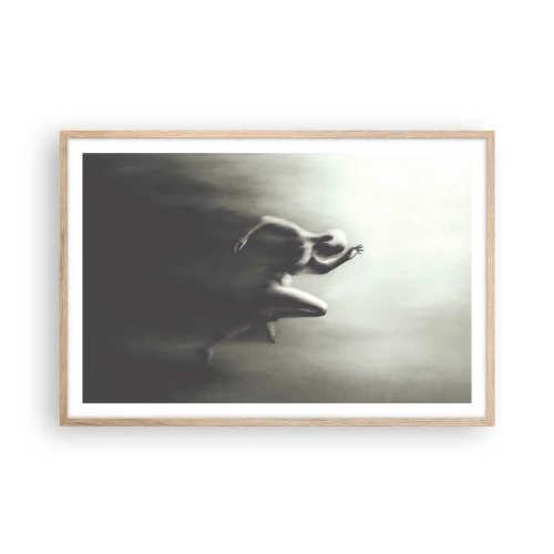 Póster en marco roble claro - Imparable - 91x61 cm