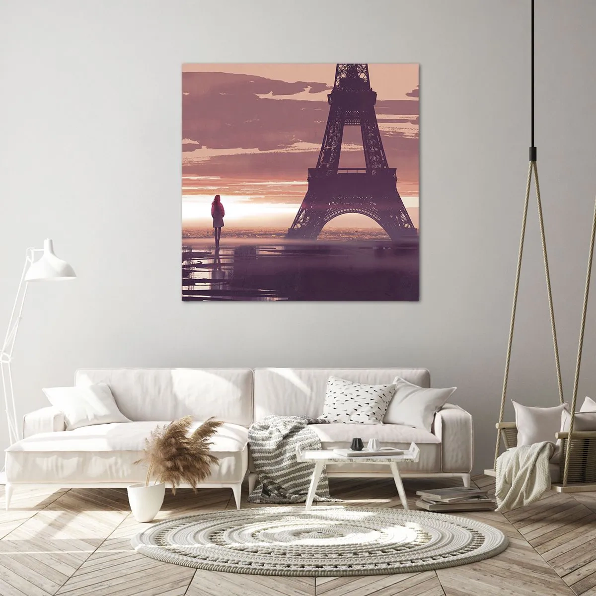 Cuadro sobre lienzo - Impresión de Imagen - Sólo ellas dos - 70x70 cm