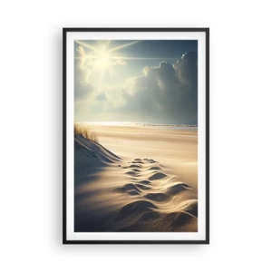 Póster en marco negro - Paisaje tranquilizador - 61x91 cm