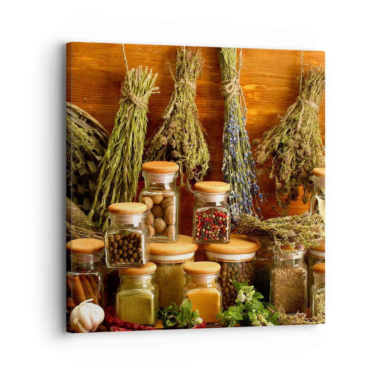 Cuadro sobre lienzo - Impresión de Imagen - La magia de la cocina - 30x30 cm