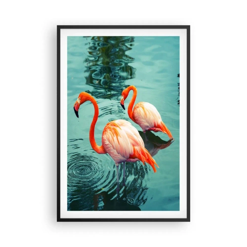Póster en marco negro - Estamos de moda - 61x91 cm