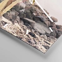 Esfera sin numeración, con rayas