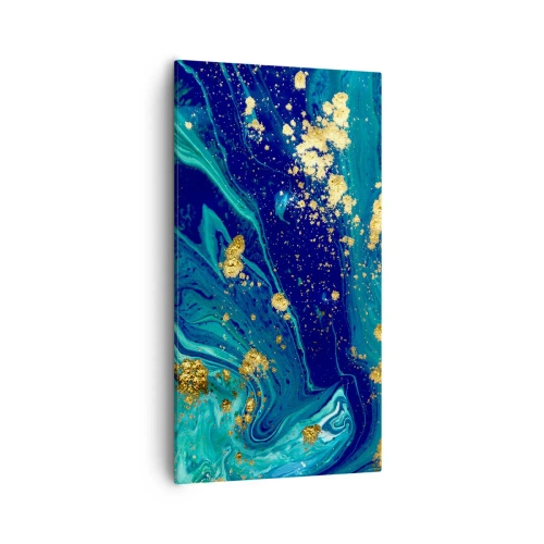 Cuadro sobre lienzo - Impresión de Imagen - Pétalos de sol  - 55x100 cm