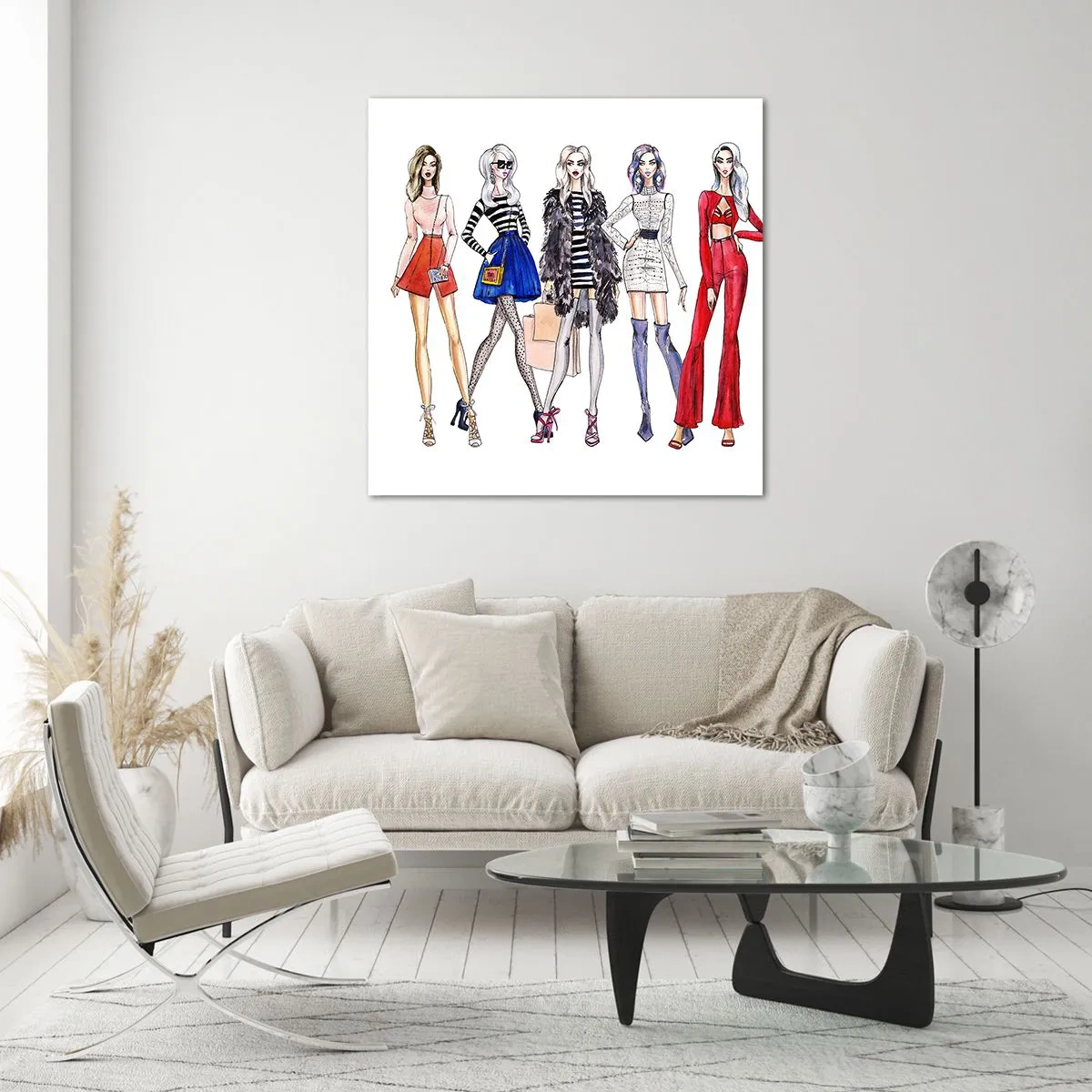 Cuadro sobre vidrio - Impresiones sobre Vidrio - Every week Fashion Week - 30x30 cm