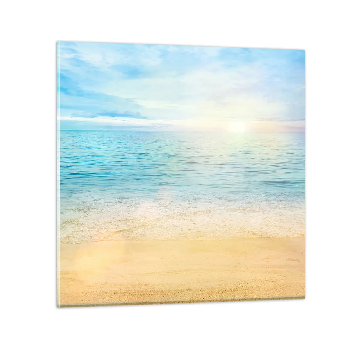 Cuadro sobre vidrio - Impresiones sobre Vidrio - Gran cielo azul - 60x60 cm