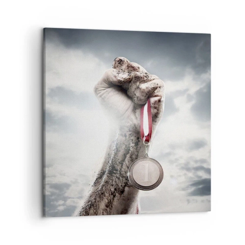 Cuadro sobre lienzo - Impresión de Imagen - Per aspera ad astra - 50x50 cm