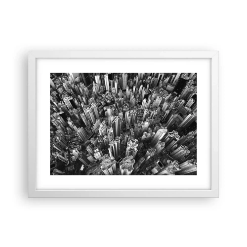 Póster en marco blanco - Cada vez más alto - 40x30 cm