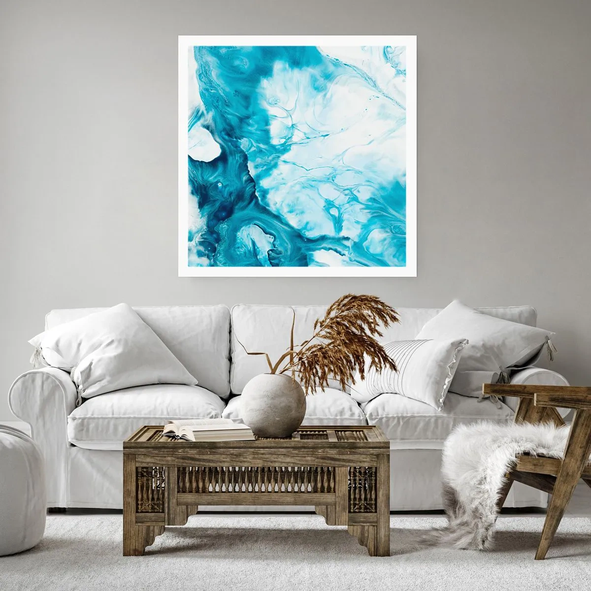 Póster - Un concierto azul - 60x60 cm