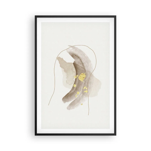 Póster en marco negro - Encontrado en el espacio - 61x91 cm