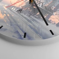 Esfera sin numeración, con rayas