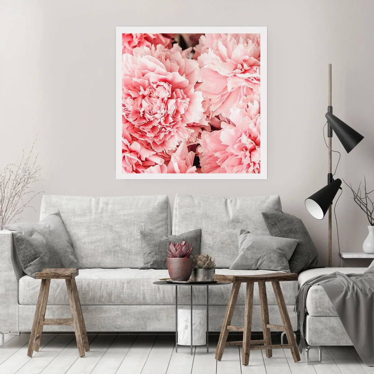Póster - Sueño rosa - 40x40 cm