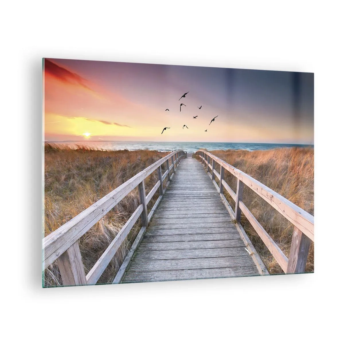 Cuadro sobre vidrio - Impresiones sobre Vidrio - Camino a lo desconocido - 70x50 cm