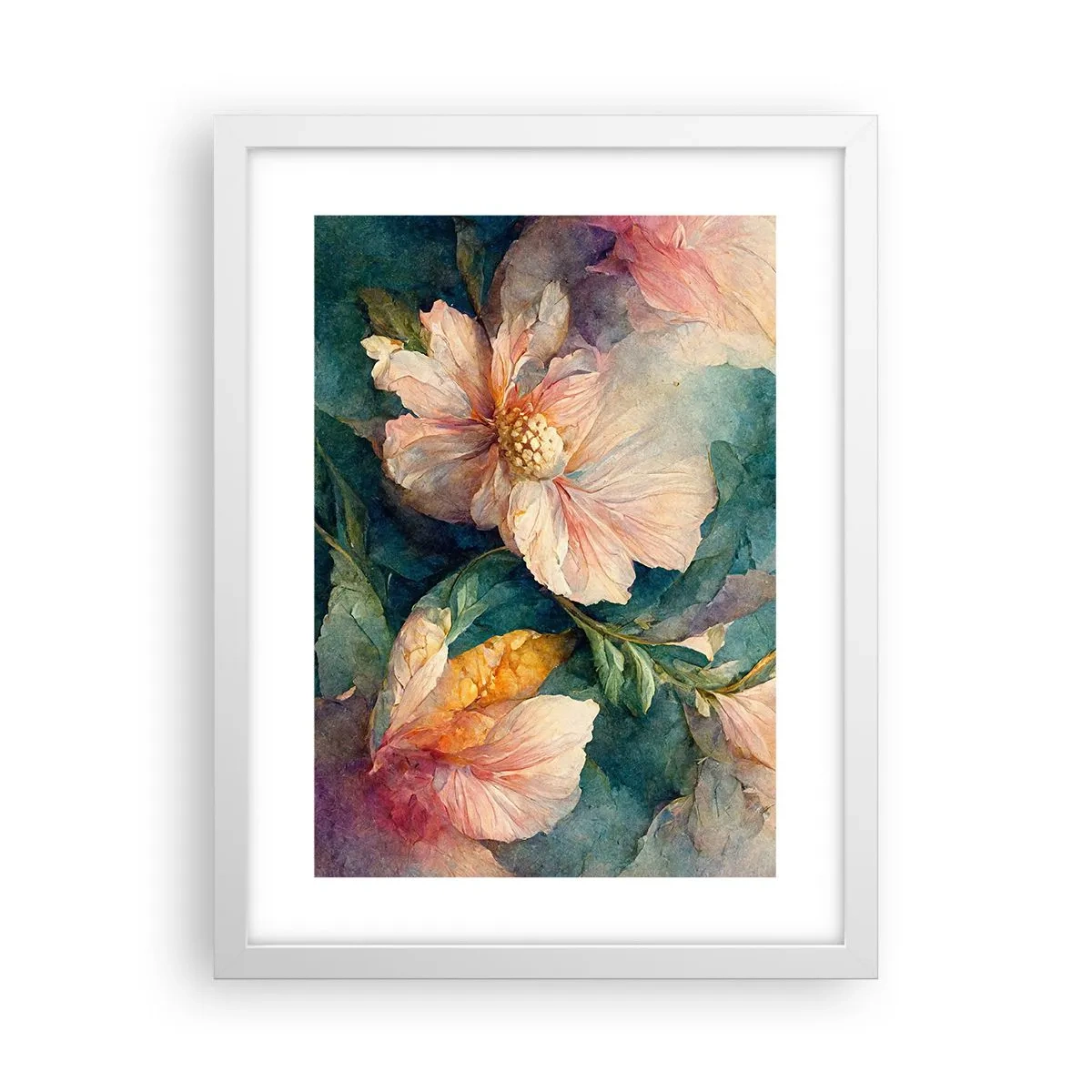 Póster en marco blanco - La sutileza misma - 30x40 cm