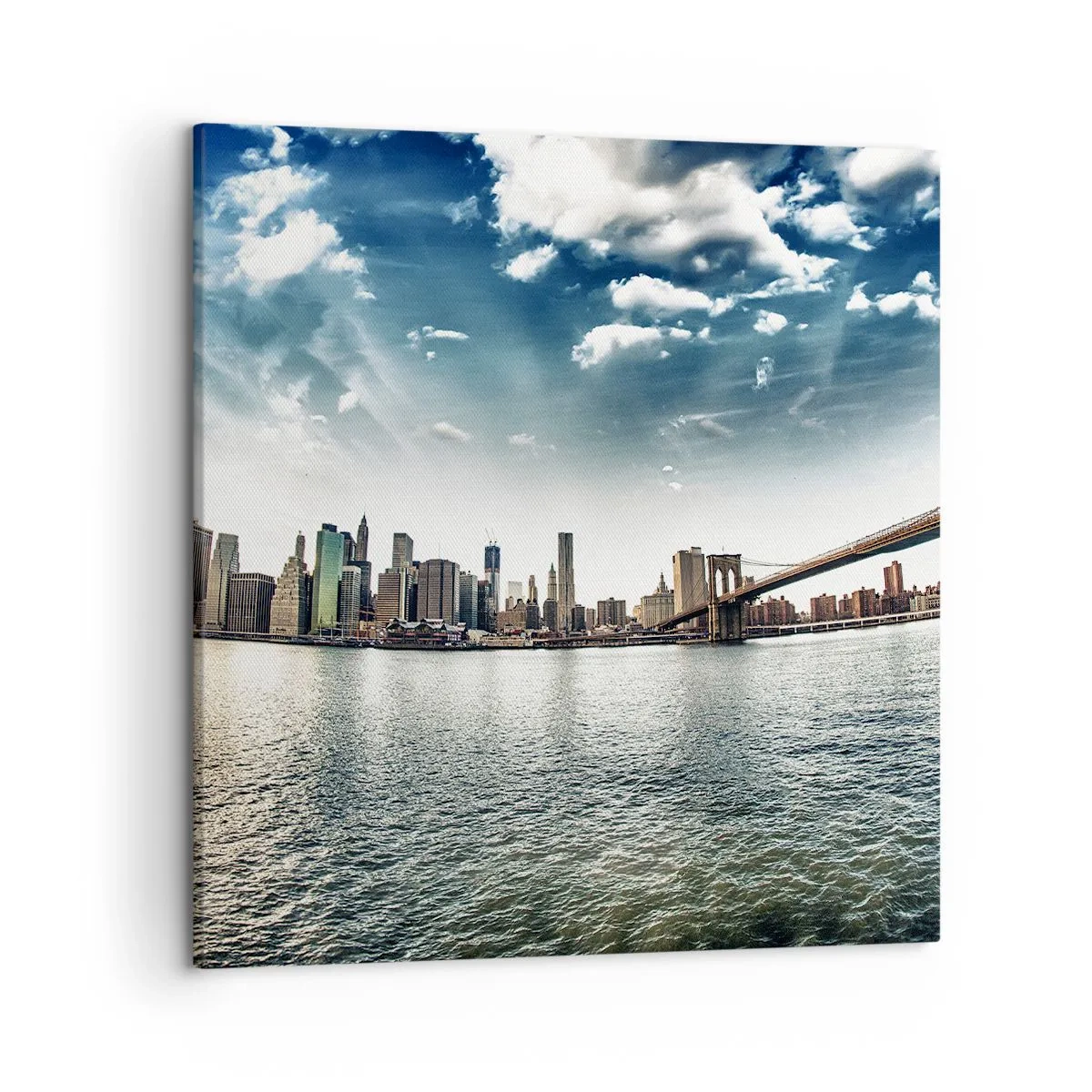 Cuadro sobre lienzo - Impresión de Imagen - Isla de cristal - 50x50 cm