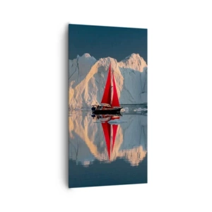 Cuadro sobre lienzo - Impresión de Imagen - En el límite del mundo - 65x120 cm