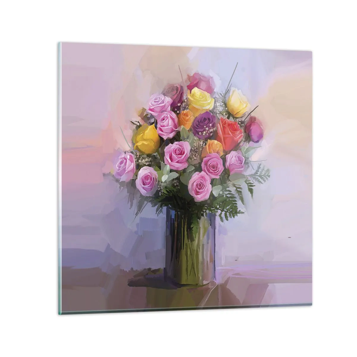 Cuadro sobre vidrio - Impresiones sobre Vidrio - Belleza inmortalizada - 50x50 cm