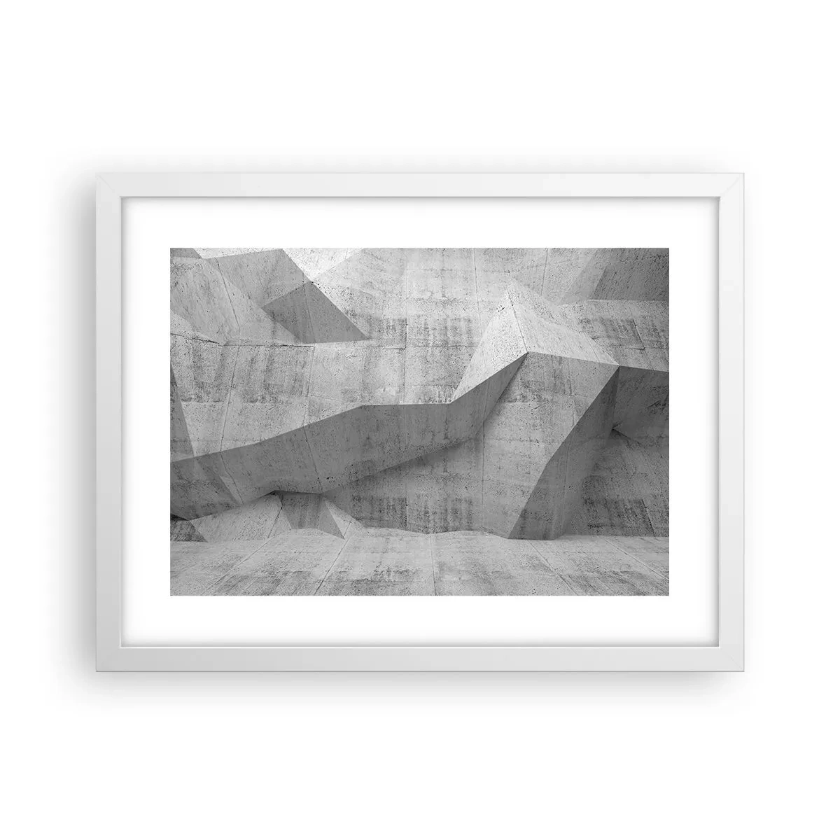 Póster en marco blanco - Un verdadero desafío - 40x30 cm