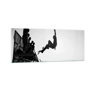 Cuadro sobre vidrio - Impresiones sobre Vidrio - Héroes y espectadores - 100x40 cm