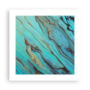 Póster - Marea turquesa - 40x40 cm