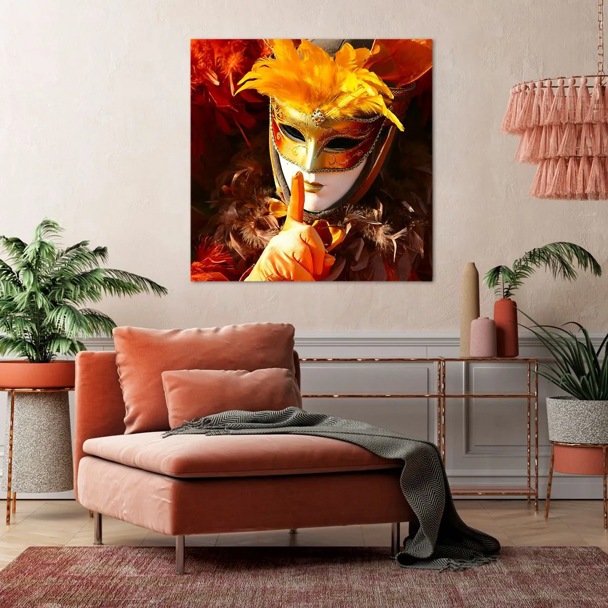 Cuadro sobre lienzo - Impresión de Imagen - El misterio es parte del juego - 60x60 cm