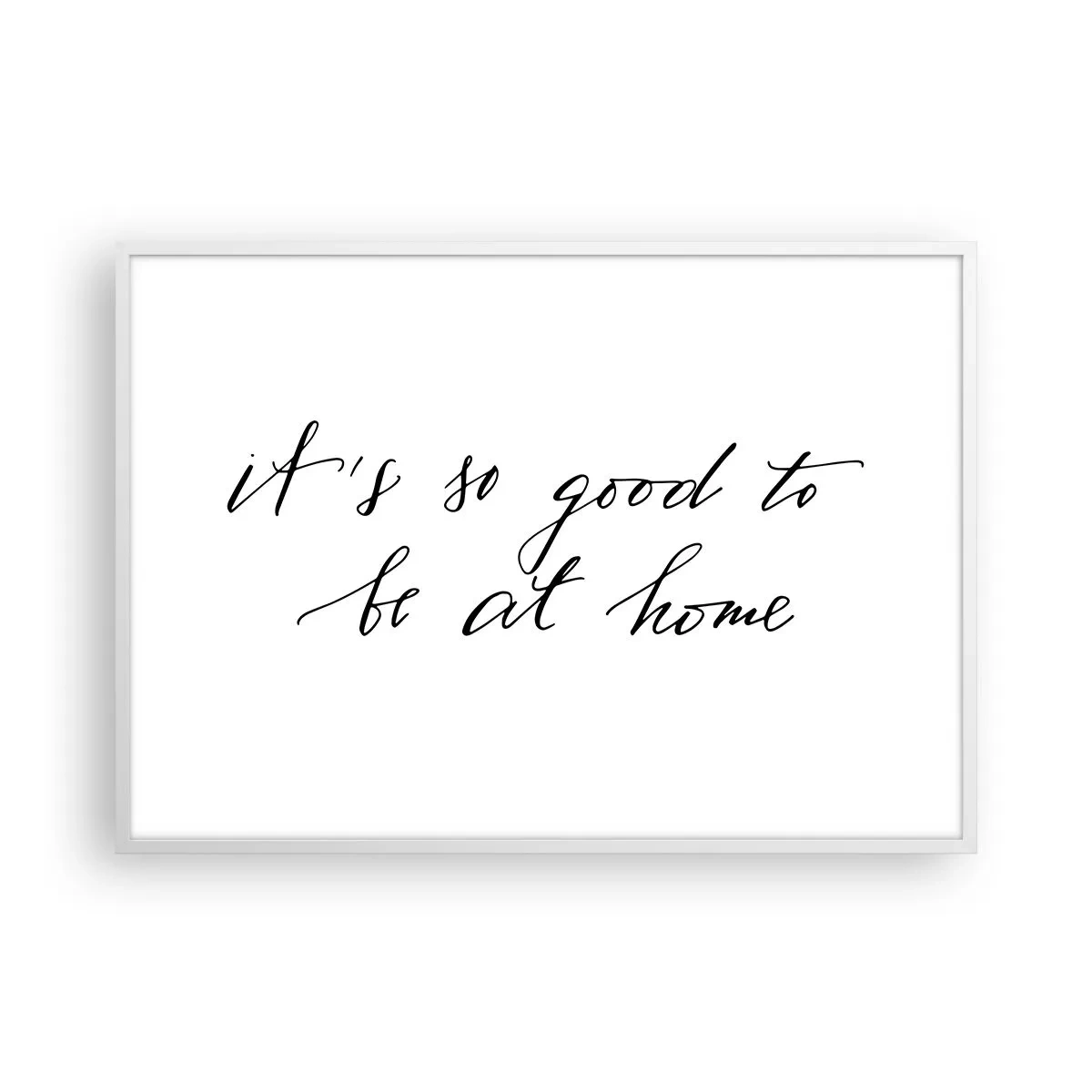 Póster en marco blanco - Toda la verdad - 100x70 cm