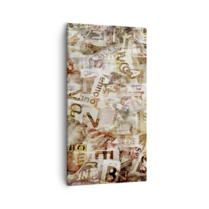 Cuadro sobre lienzo - Impresión de Imagen - Unificando el lenguaje - 55x100 cm