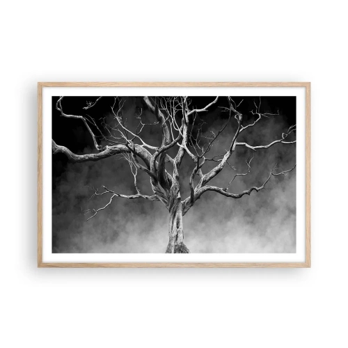 Póster en marco roble claro - Primordial y sagrado - 91x61 cm