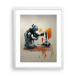 Póster en marco blanco - Próximamente... - 40x50 cm