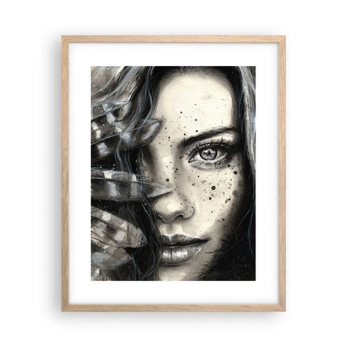 Póster en marco roble claro - Belleza salvaje - 40x50 cm