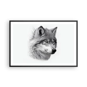 Póster en marco negro - Alfa - sin duda - 91x61 cm