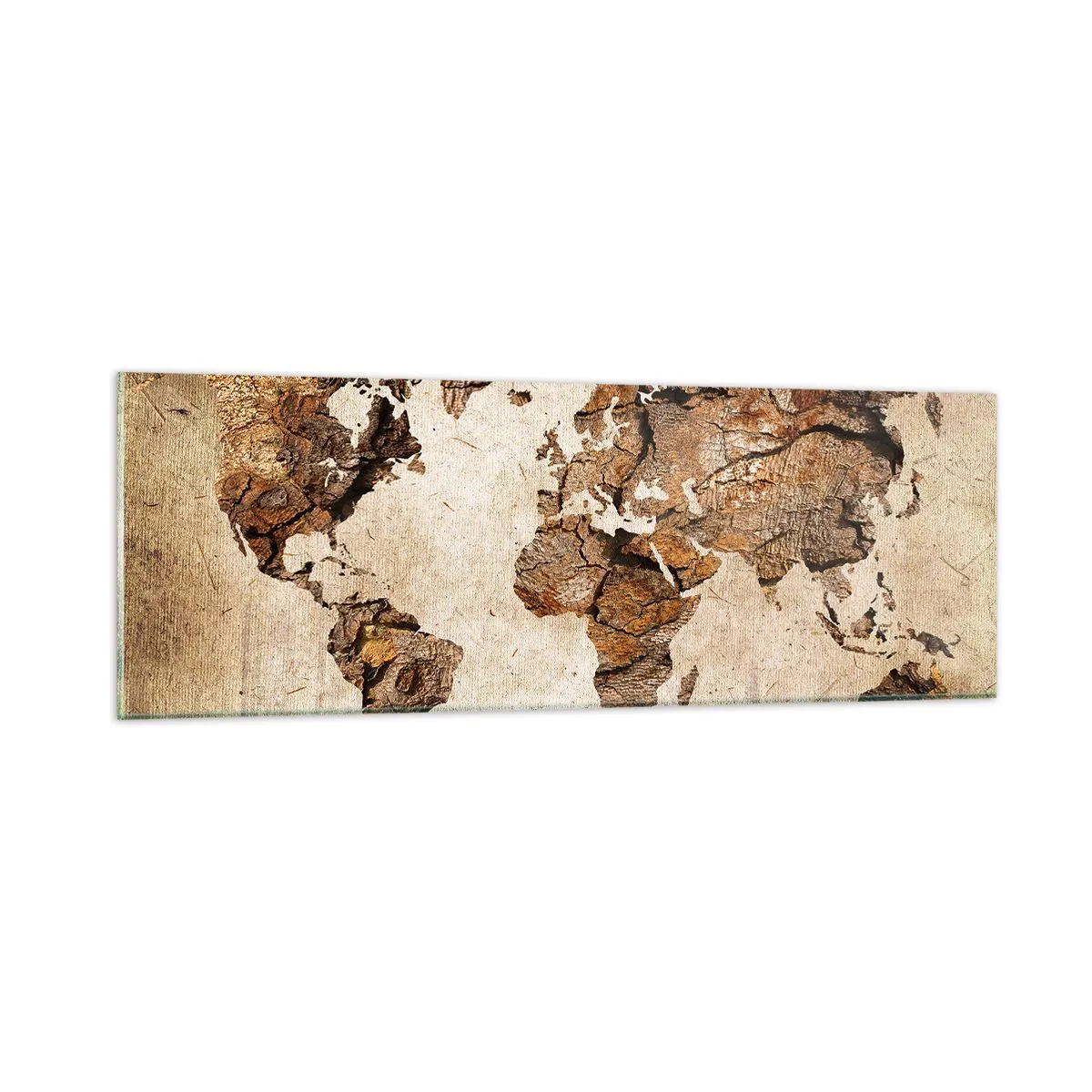 Cuadro sobre vidrio - Impresiones sobre Vidrio - El descubrimiento del mundo - 90x30 cm
