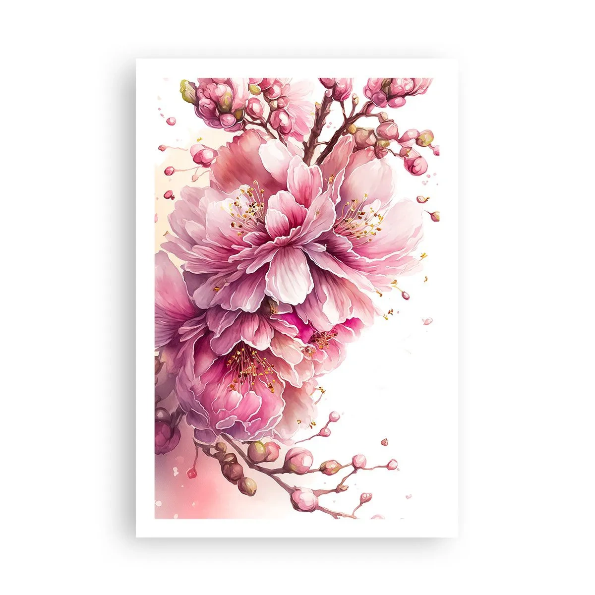 Póster - Flor de cerezo - 61x91 cm