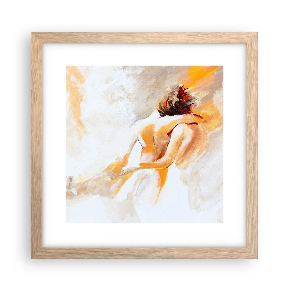 Póster en marco roble claro - En un cielo de cercanía - 30x30 cm