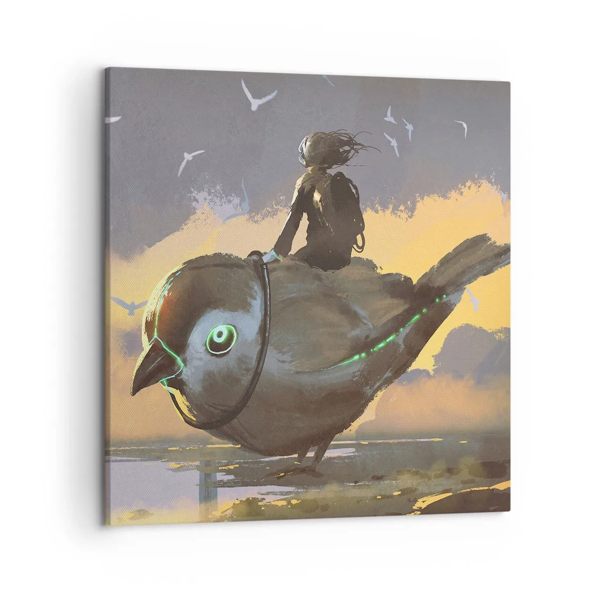 Cuadro sobre lienzo - Impresión de Imagen - Una parada en un viaje fantástico - 50x50 cm