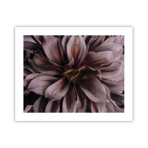 Póster - Corazón floral - 50x40 cm