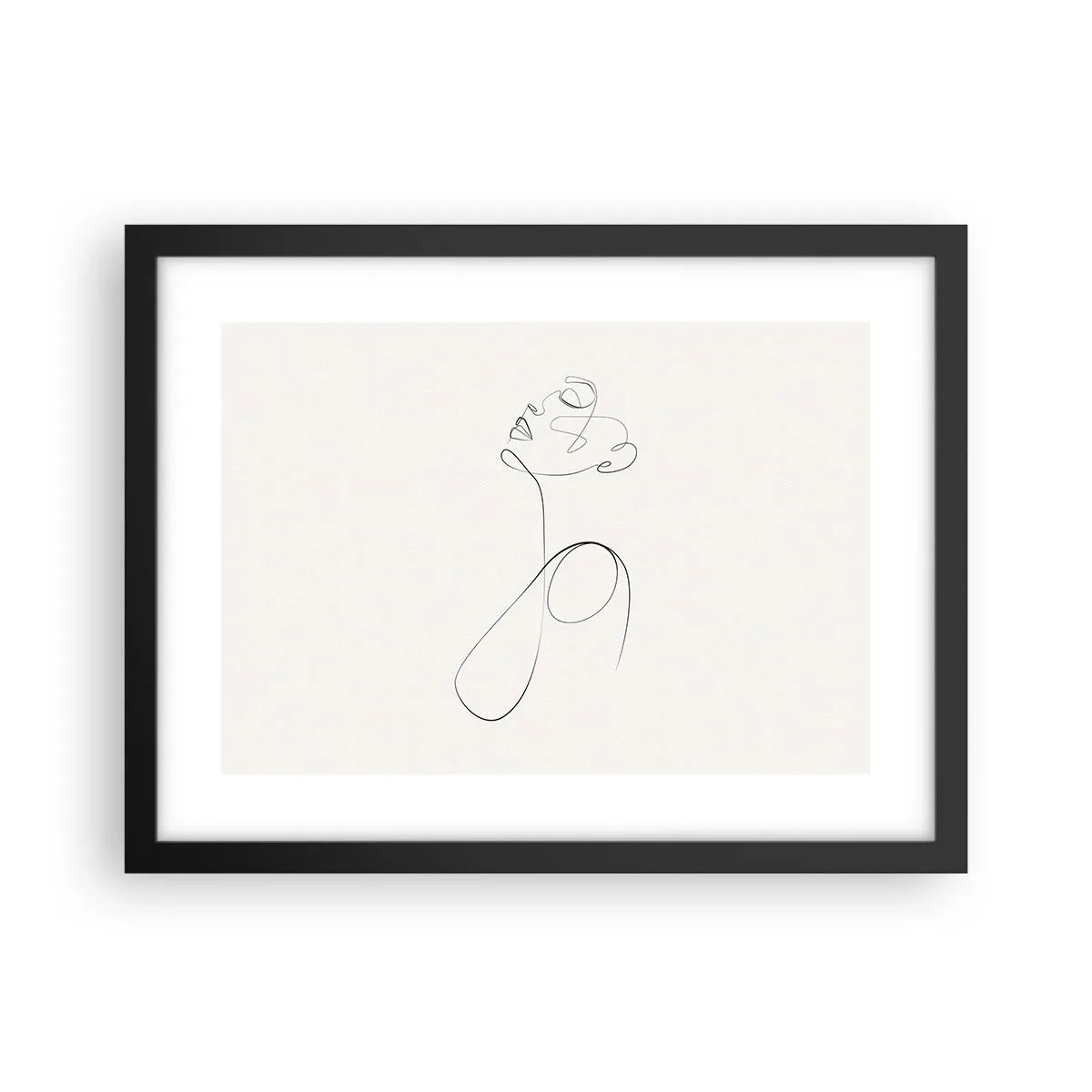 Póster en marco negro - En el bucle de los sueños - 40x30 cm