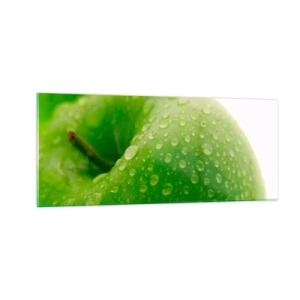 Cuadro sobre vidrio - Impresiones sobre Vidrio - Frescor verde - 100x40 cm