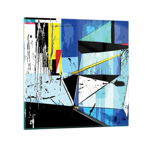 Cuadro sobre vidrio - Impresiones sobre Vidrio - Mirando el mundo desde un ángulo distinto - 30x30 cm