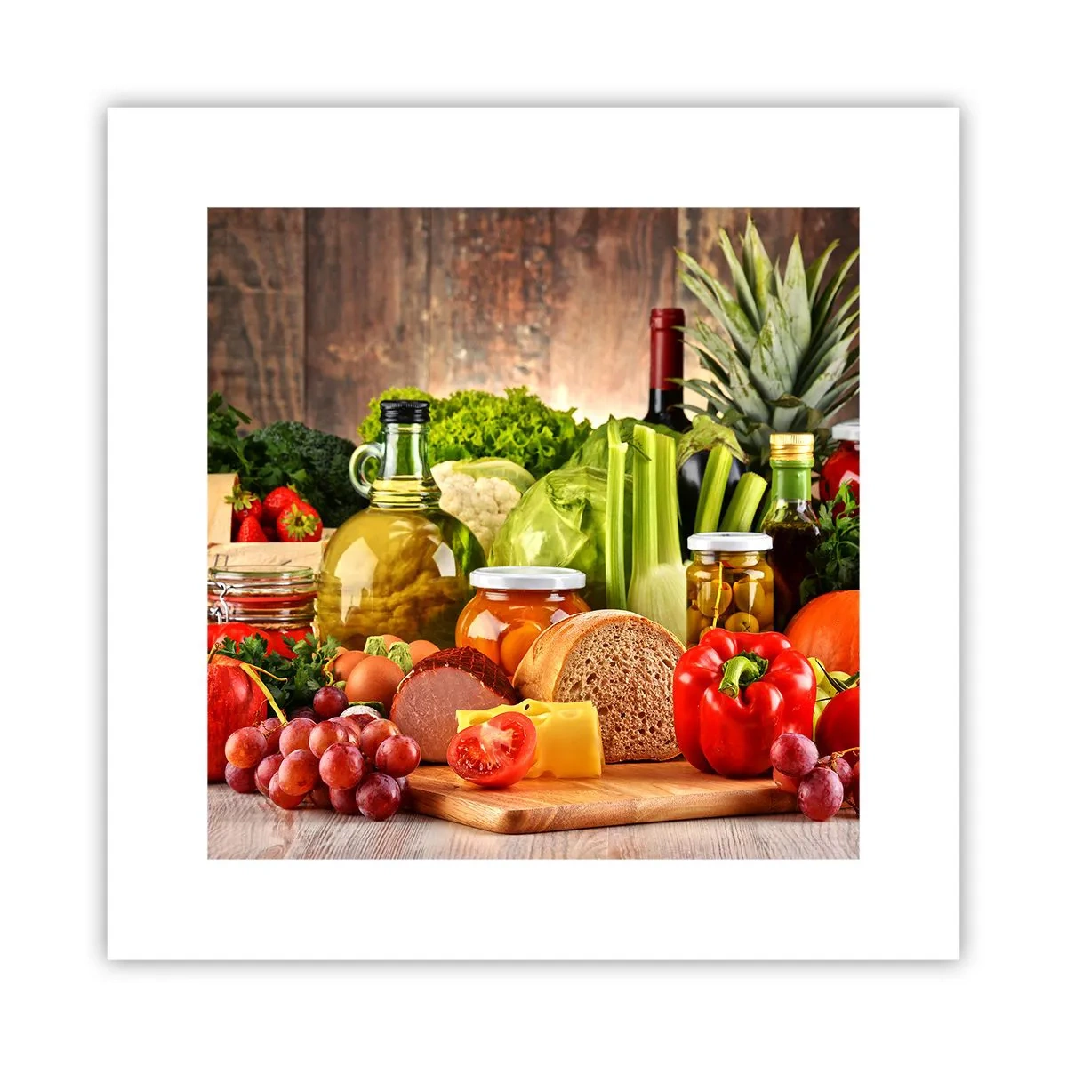 Póster - La mesa está lista - 30x30 cm