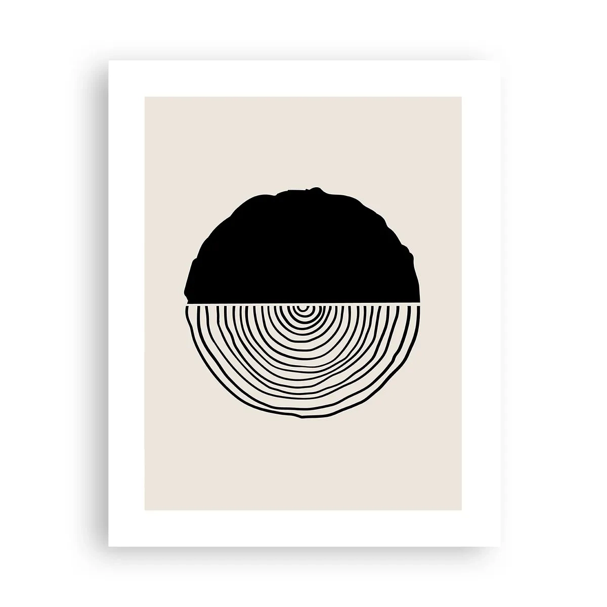 Póster - Mitad y mitad - 40x50 cm