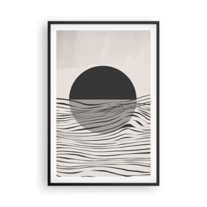 Póster en marco negro - Media composición - 61x91 cm