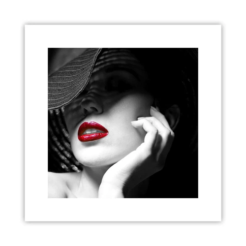 Póster - Estudio en escarlata - 30x30 cm