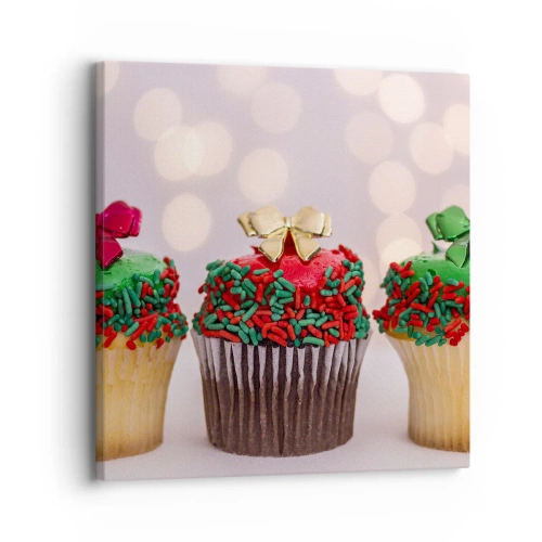 Cuadro sobre lienzo - Impresión de Imagen - Dulzura hasta el lazo - 30x30 cm