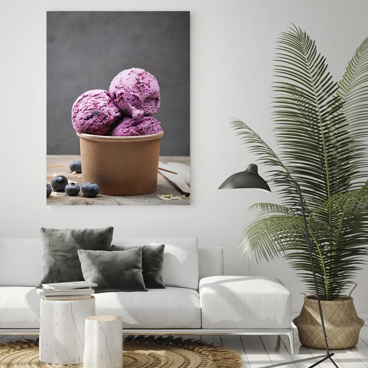 Cuadro sobre vidrio - Impresiones sobre Vidrio - Dulzura y frescor - 80x120 cm