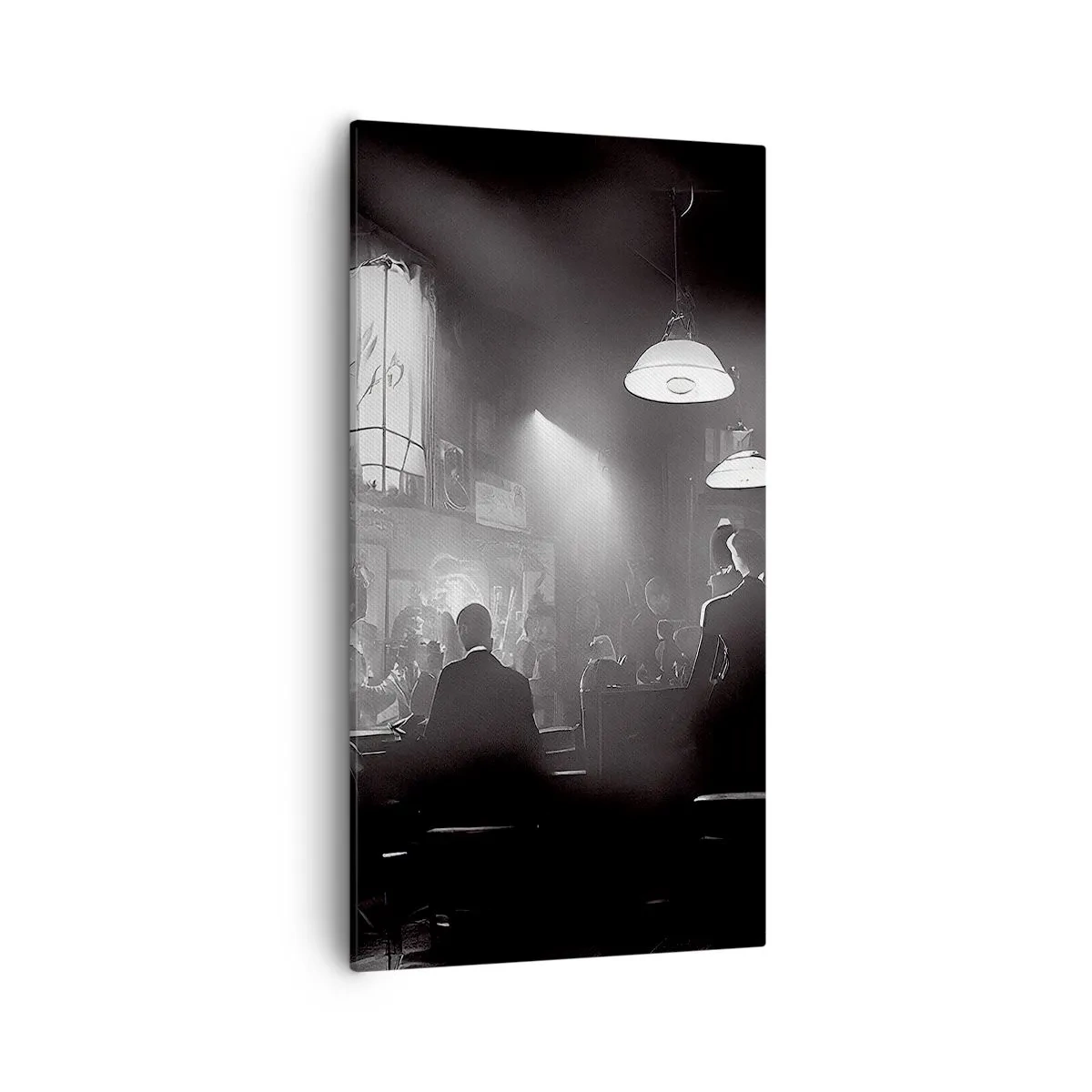 Cuadro sobre lienzo - Impresión de Imagen - En clave de jazz - 55x100 cm