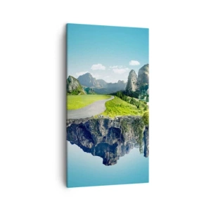Cuadro sobre lienzo - Impresión de Imagen - Isla fantástica - 45x80 cm