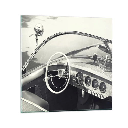 Cuadro sobre vidrio - Impresiones sobre Vidrio - Tiempo para los ricos - 50x50 cm